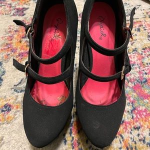 Black Platform Heels